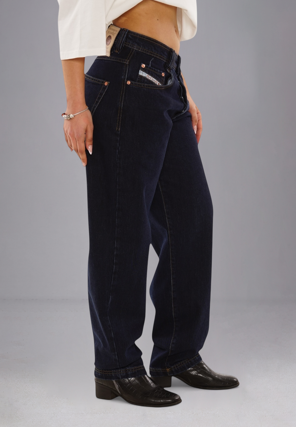 Picaldi Damen Jeans Zicco 471 Daytona dark navy Picaldi Zicco 471 Daytona Damen Jeans – Loose Tapered Fit Dark Navy W42-L32