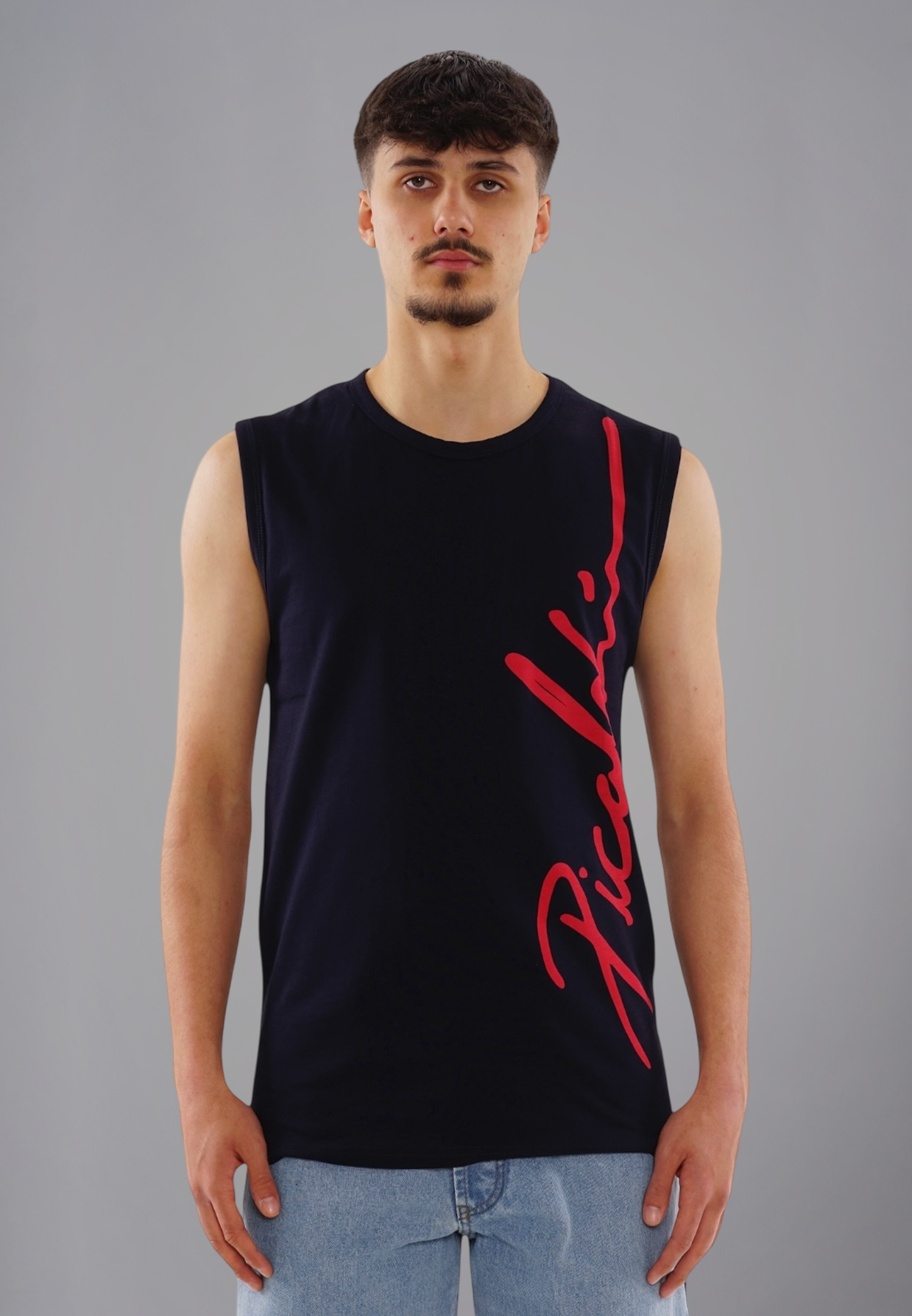 Picaldi Herren Tank Top Shirt Male navy