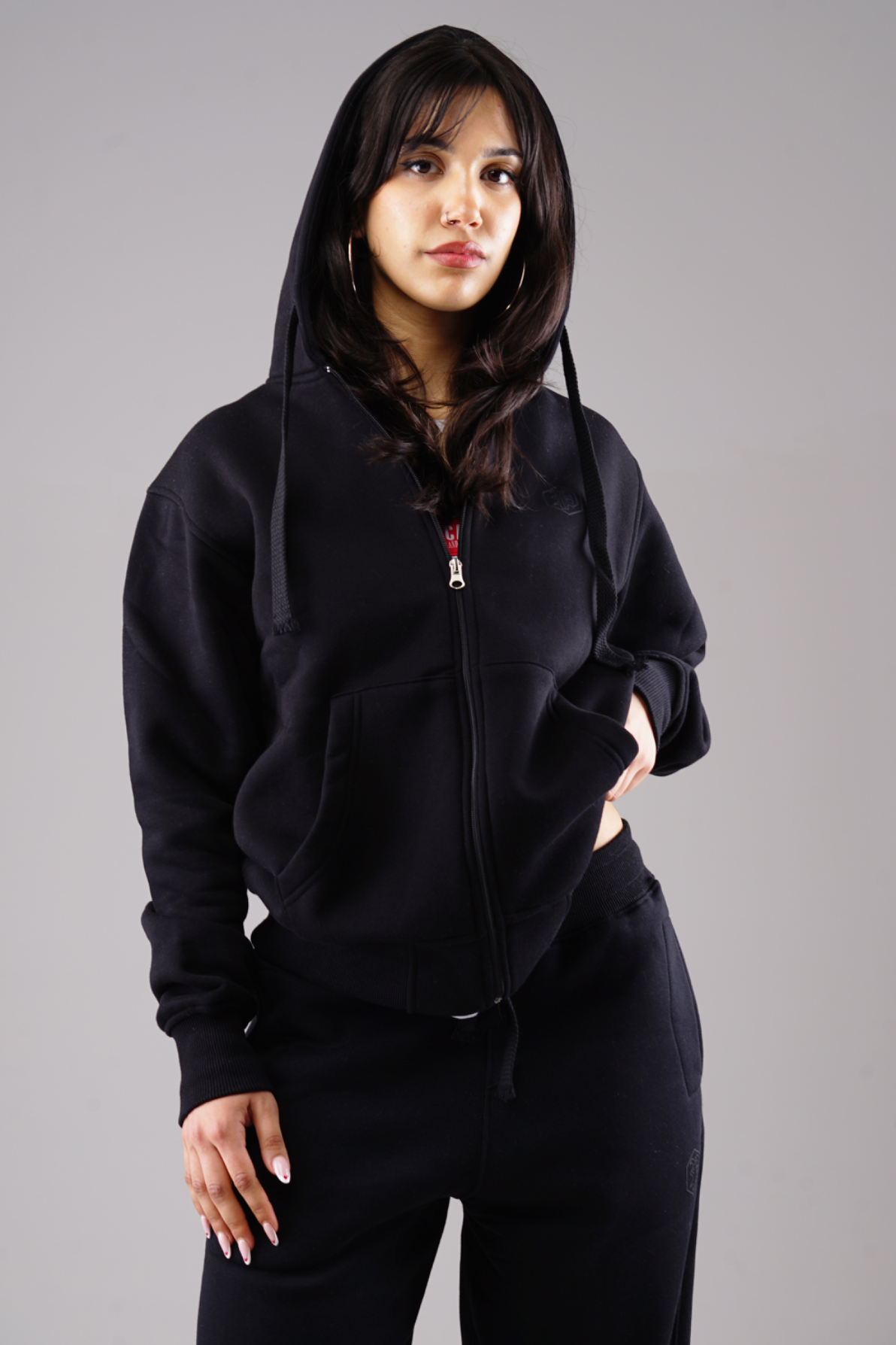 Picaldi Herren Zip Hoodie Hustle Black XXL