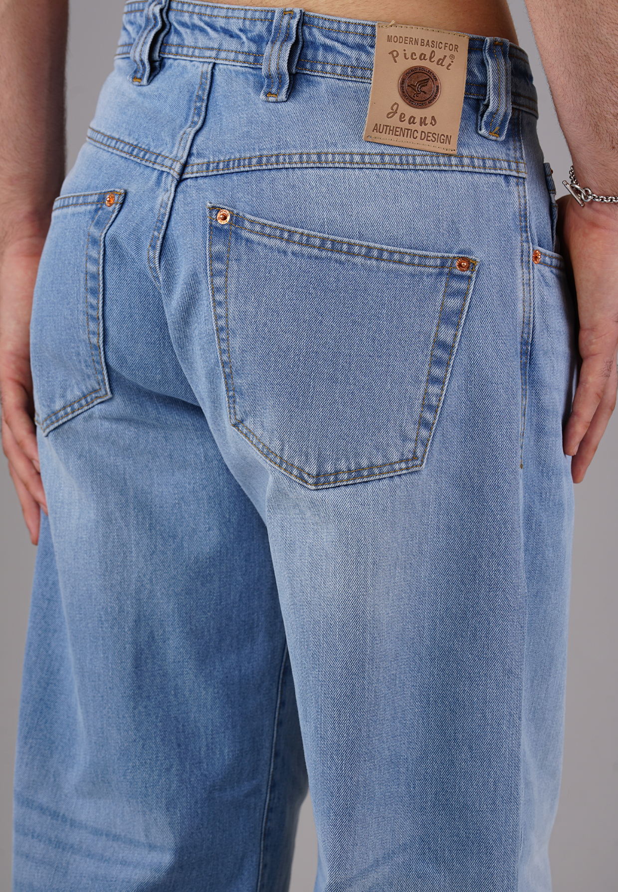 Picaldi Zicco 475 Wave - Baggyschnitt in Washed Ocean Blue