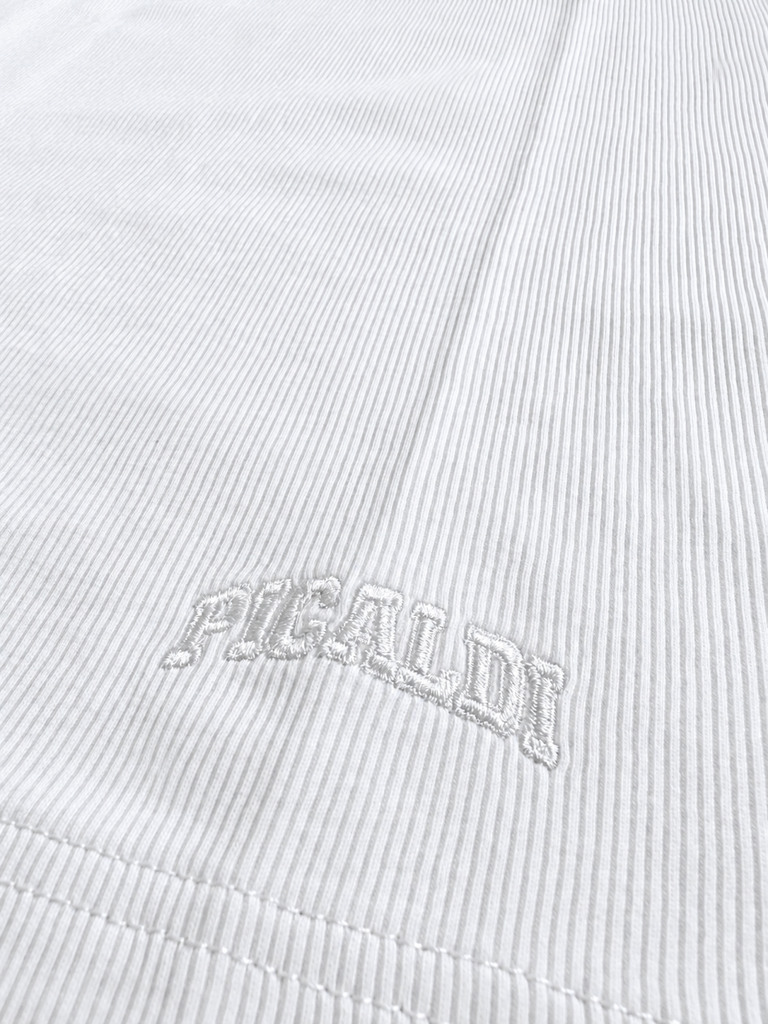 Picaldi Herren Tank Top Ribbed Basic White XXL
