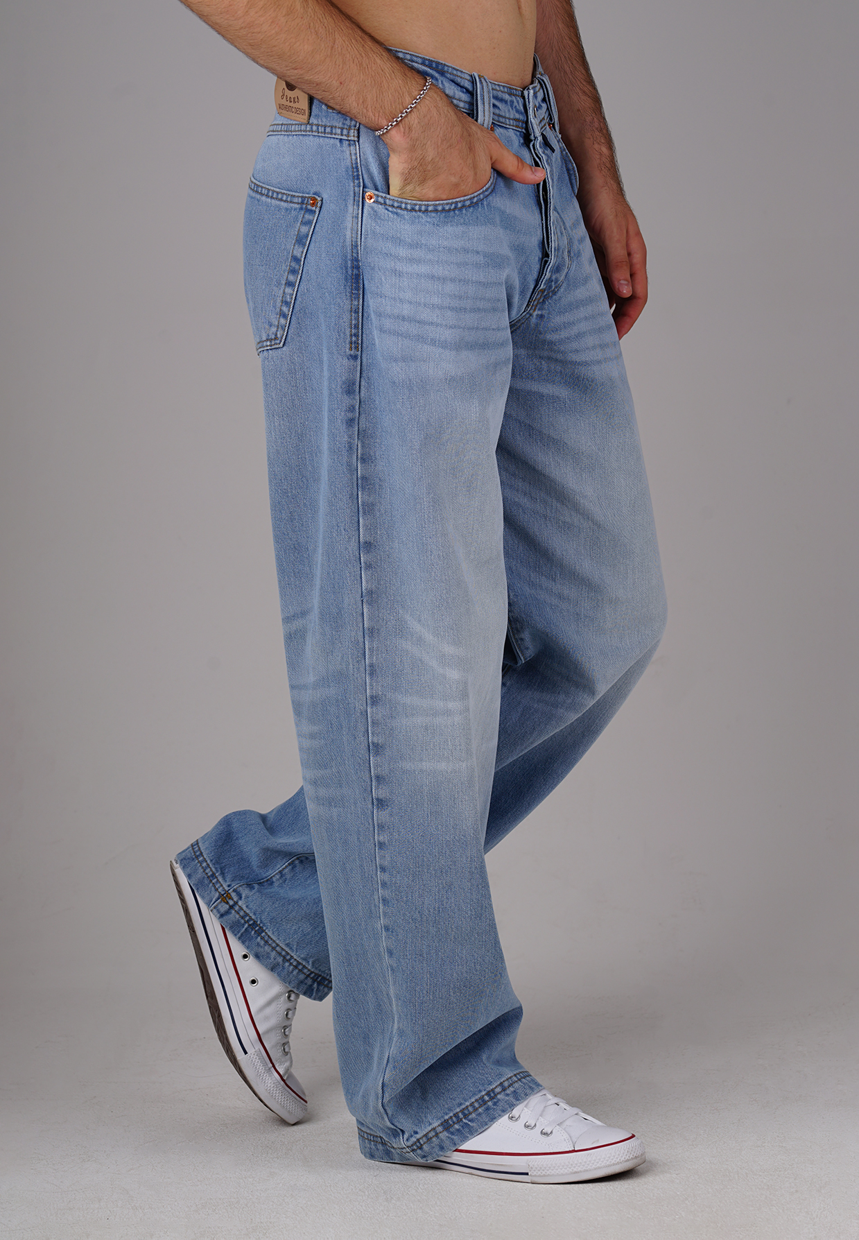 Picaldi Zicco 475 Wave - Baggyschnitt in Washed Ocean Blue